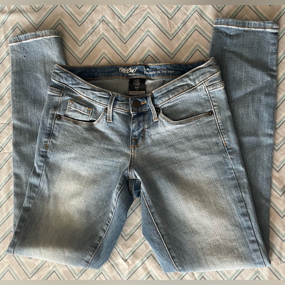 Mossimo Supply Co. Light Blue Skinny Jeans